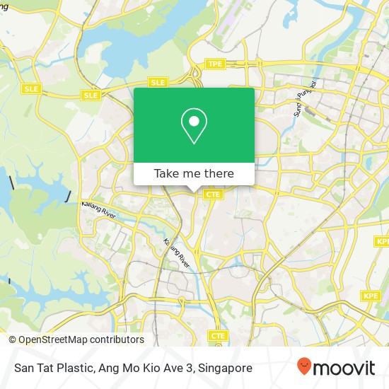 San Tat Plastic, Ang Mo Kio Ave 3 map