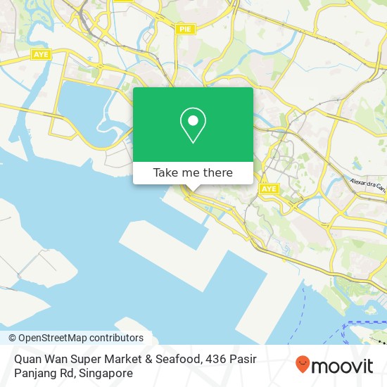 Quan Wan Super Market & Seafood, 436 Pasir Panjang Rd map