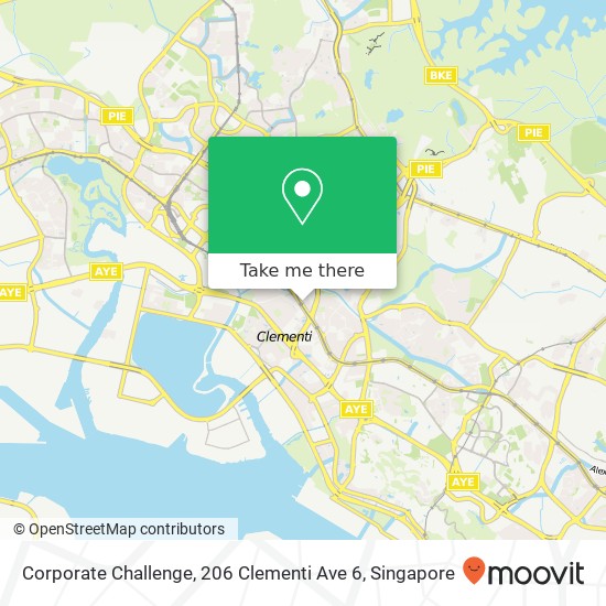 Corporate Challenge, 206 Clementi Ave 6 map
