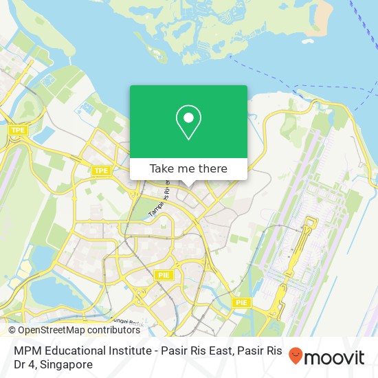 MPM Educational Institute - Pasir Ris East, Pasir Ris Dr 4 map
