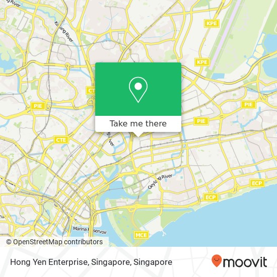 Hong Yen Enterprise, Singapore map