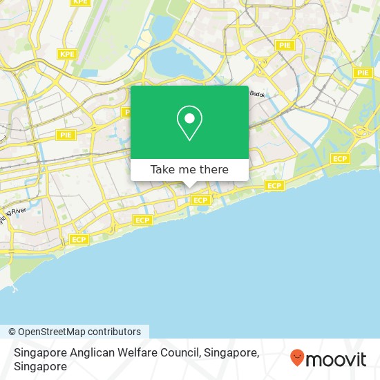 Singapore Anglican Welfare Council, Singapore map