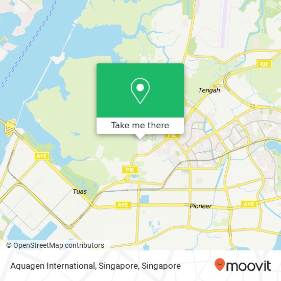 Aquagen International, Singapore map