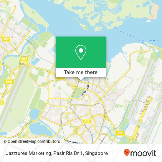 Jazztures Marketing, Pasir Ris Dr 1 map