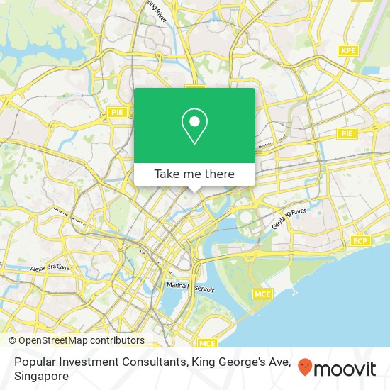 Popular Investment Consultants, King George's Ave map