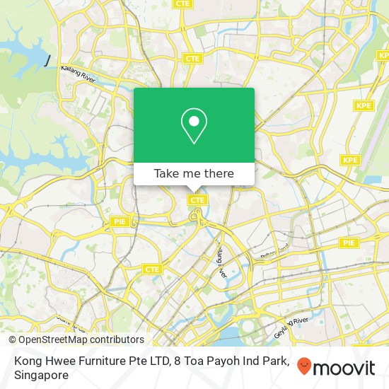 Kong Hwee Furniture Pte LTD, 8 Toa Payoh Ind Park map