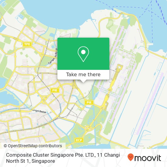 Composite Cluster Singapore Pte. LTD., 11 Changi North St 1 map