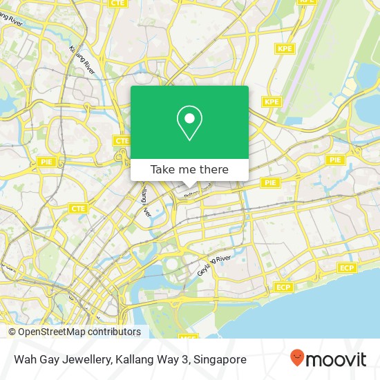 Wah Gay Jewellery, Kallang Way 3 map