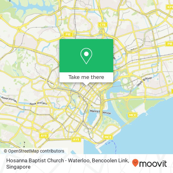 Hosanna Baptist Church - Waterloo, Bencoolen Link地图