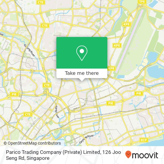 Parico Trading Company (Private) Limited, 126 Joo Seng Rd地图