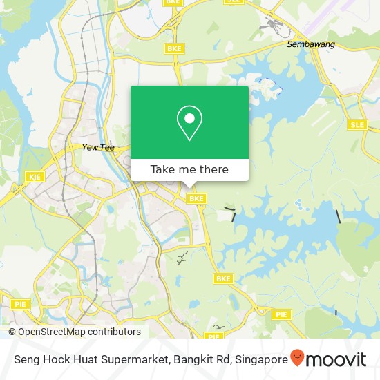 Seng Hock Huat Supermarket, Bangkit Rd地图