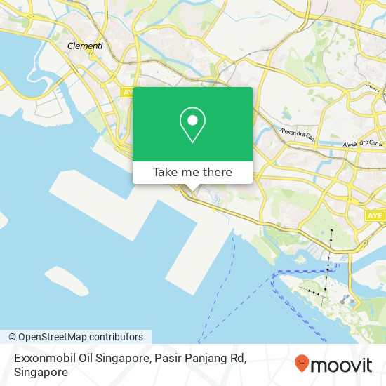 Exxonmobil Oil Singapore, Pasir Panjang Rd map