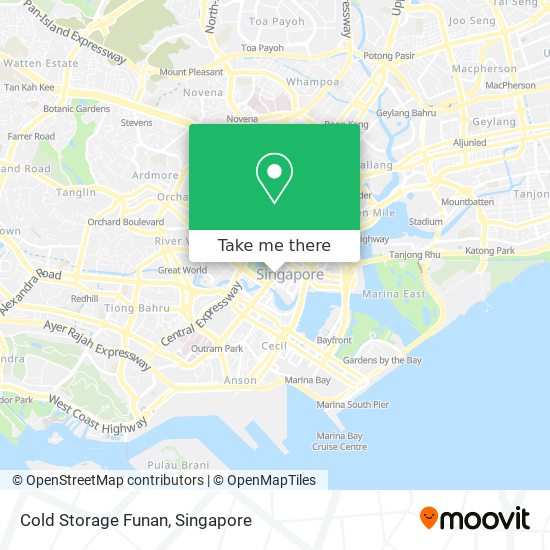 Cold Storage Funan map