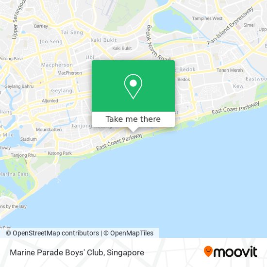 Marine Parade Boys' Club map