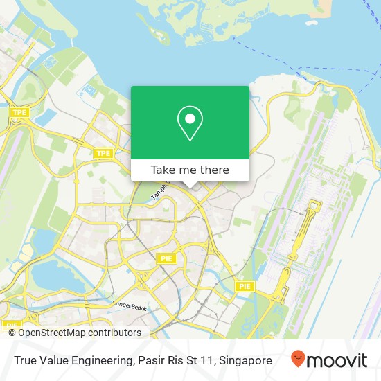 True Value Engineering, Pasir Ris St 11 map