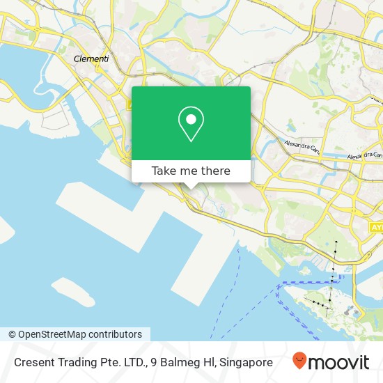 Cresent Trading Pte. LTD., 9 Balmeg Hl map