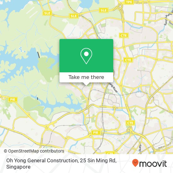 Oh Yong General Construction, 25 Sin Ming Rd地图