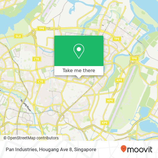 Pan Industries, Hougang Ave 8 map