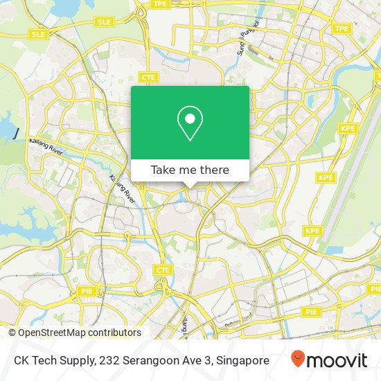 CK Tech Supply, 232 Serangoon Ave 3地图