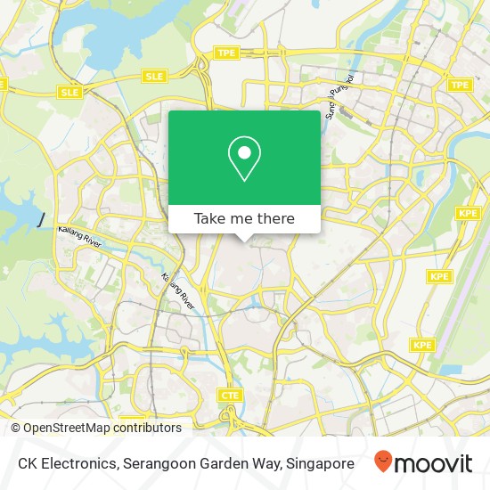 CK Electronics, Serangoon Garden Way地图