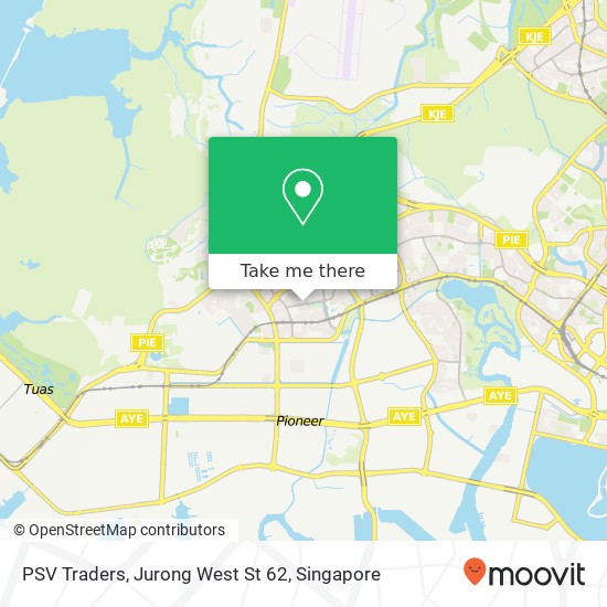 PSV Traders, Jurong West St 62 map