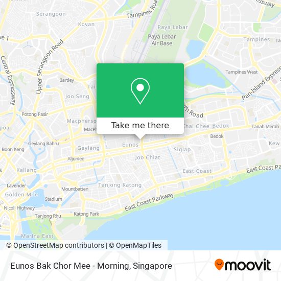 Eunos Bak Chor Mee - Morning map