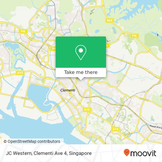 JC Western, Clementi Ave 4地图