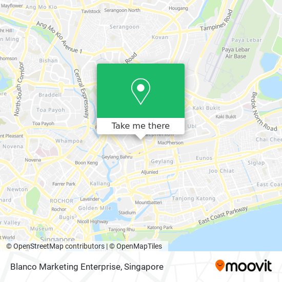 Blanco Marketing Enterprise map