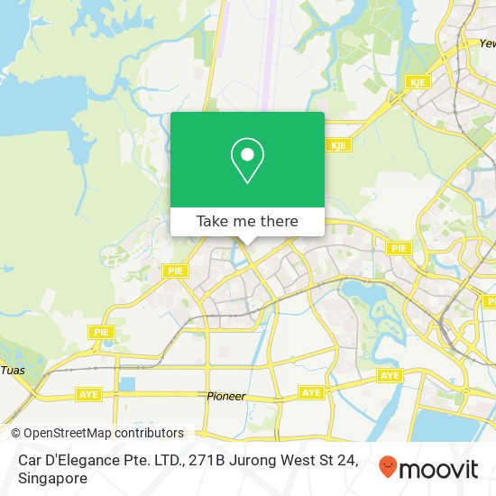 Car D'Elegance Pte. LTD., 271B Jurong West St 24地图