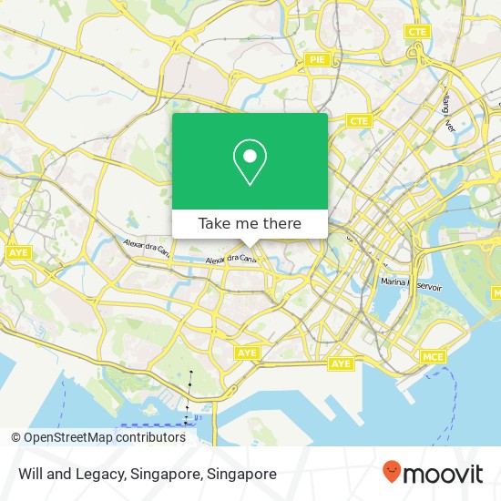 Will and Legacy, Singapore map