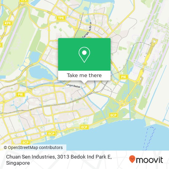 Chuan Sen Industries, 3013 Bedok Ind Park E地图
