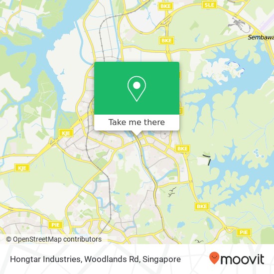 Hongtar Industries, Woodlands Rd地图