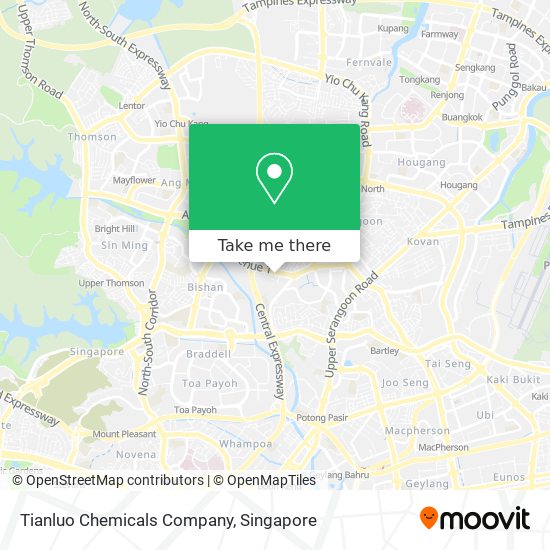 Tianluo Chemicals Company map