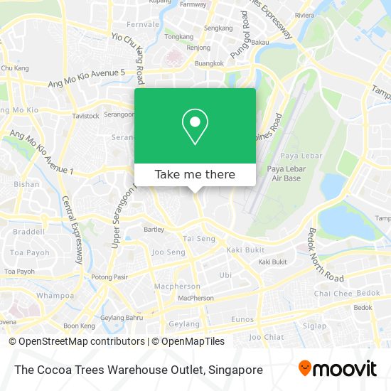 The Cocoa Trees Warehouse Outlet map