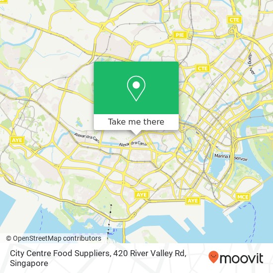 City Centre Food Suppliers, 420 River Valley Rd地图