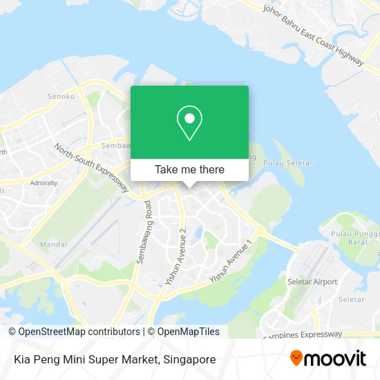 Kia Peng Mini Super Market map