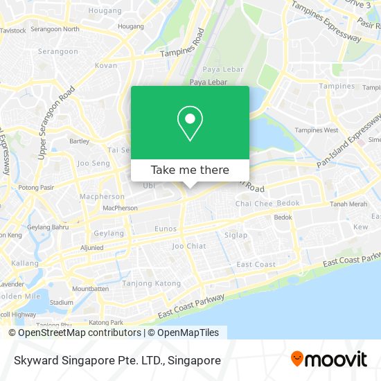 Skyward Singapore Pte. LTD. map