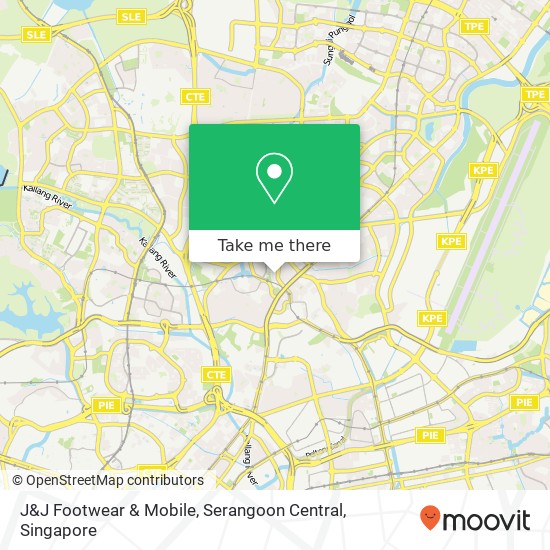 J&J Footwear & Mobile, Serangoon Central map