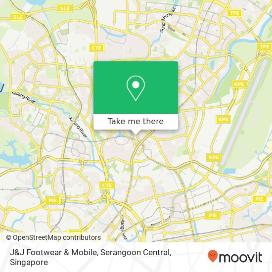 J&J Footwear & Mobile, Serangoon Central地图