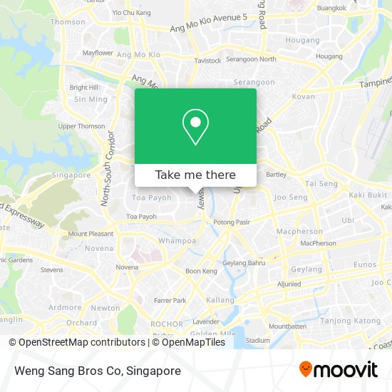 Weng Sang Bros Co map