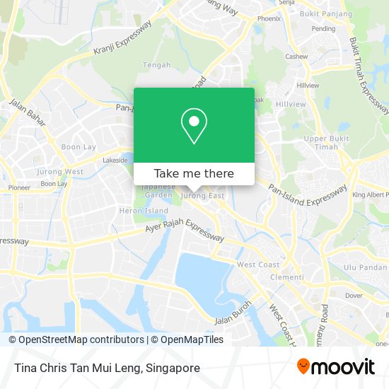 Tina Chris Tan Mui Leng map