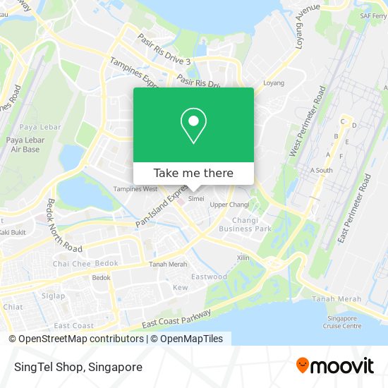 SingTel Shop地图