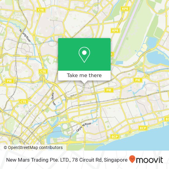 New Mars Trading Pte. LTD., 78 Circuit Rd map