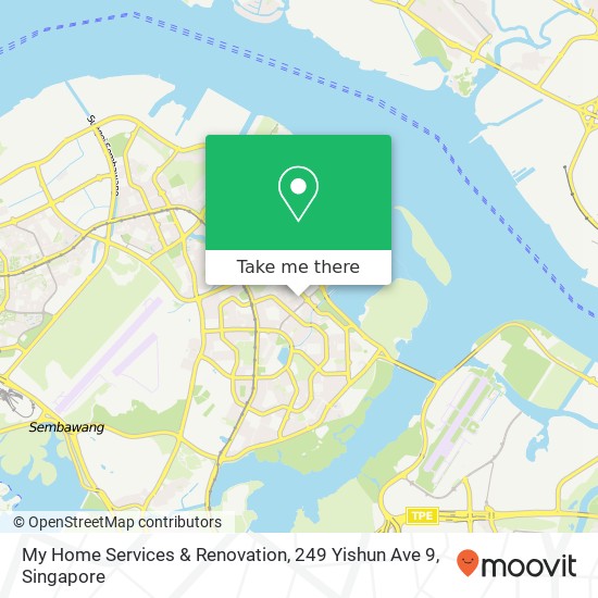 My Home Services & Renovation, 249 Yishun Ave 9 map