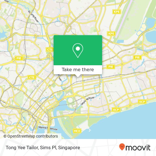 Tong Yee Tailor, Sims Pl map