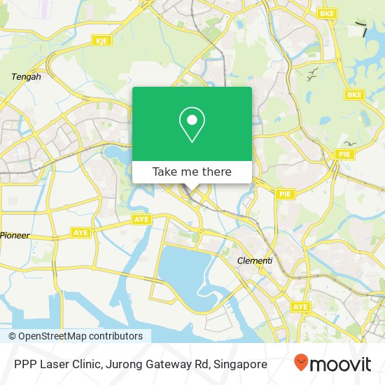 PPP Laser Clinic, Jurong Gateway Rd地图