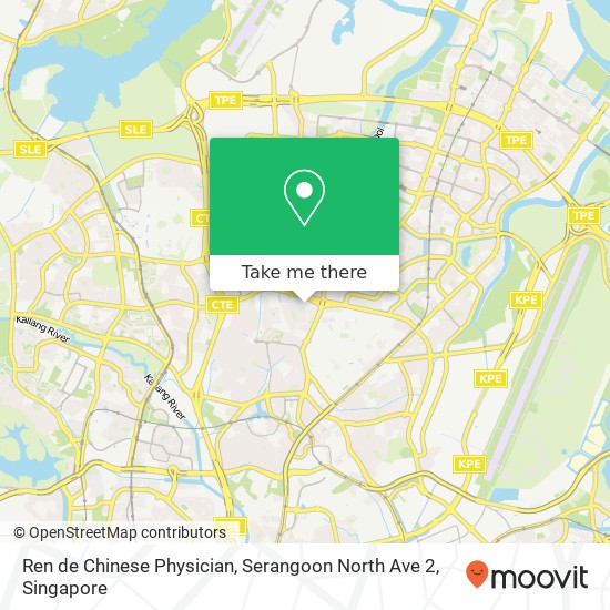 Ren de Chinese Physician, Serangoon North Ave 2地图