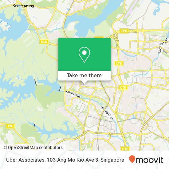 Uber Associates, 103 Ang Mo Kio Ave 3 map