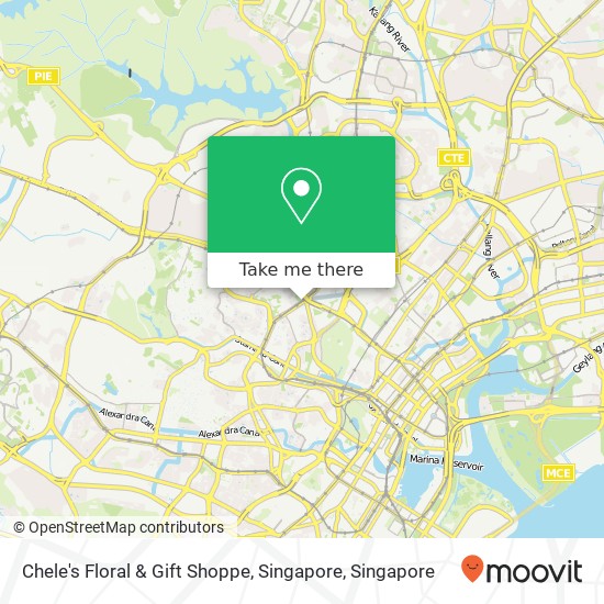 Chele's Floral & Gift Shoppe, Singapore map