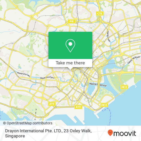 Drayon International Pte. LTD., 23 Oxley Walk地图